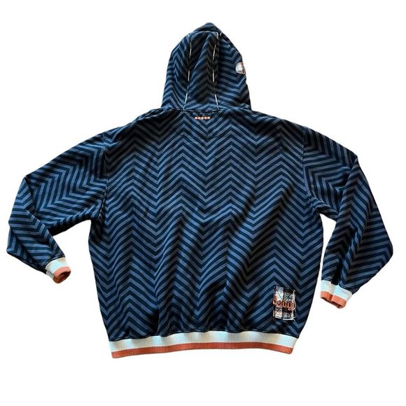 COOGI Chevron Stripe Full Zip Hoodie Size 4XL - Picture 2 of 8